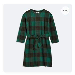 Steve Madden Tartan 3/4 Sleeve Dress